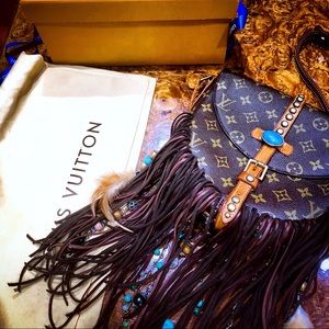 Authentic Louis Vuitton Chantilly GM Fringe